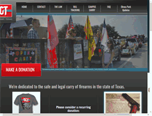 Tablet Screenshot of opencarrytexas.org